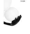 MOOSEE lampa podłogowa HUMAN czarna