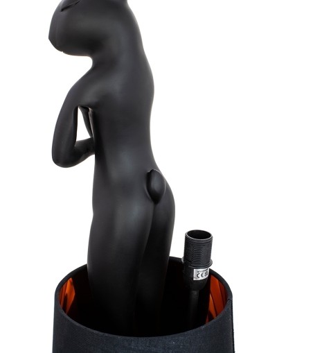 KARE lampa stołowa RABBIT 68 cm czarna