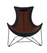 Fotel OTILIA STAND VELVET czarny