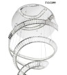 MOOSEE lampa wisząca WAVE CORDON 2B chrom