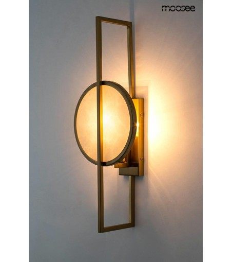 MOOSEE lampa ścienna TROYA złota