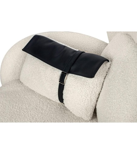Fotel obrotowy TAPE TEDDY biały
