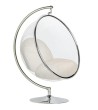 Fotel BUBBLE STAND VELVET poduszka beżowa