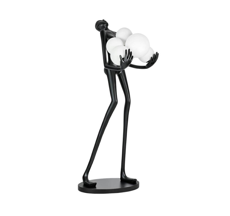 MOOSEE lampa podłogowa HUMAN PREMIUM -    włókno szklane, szkło