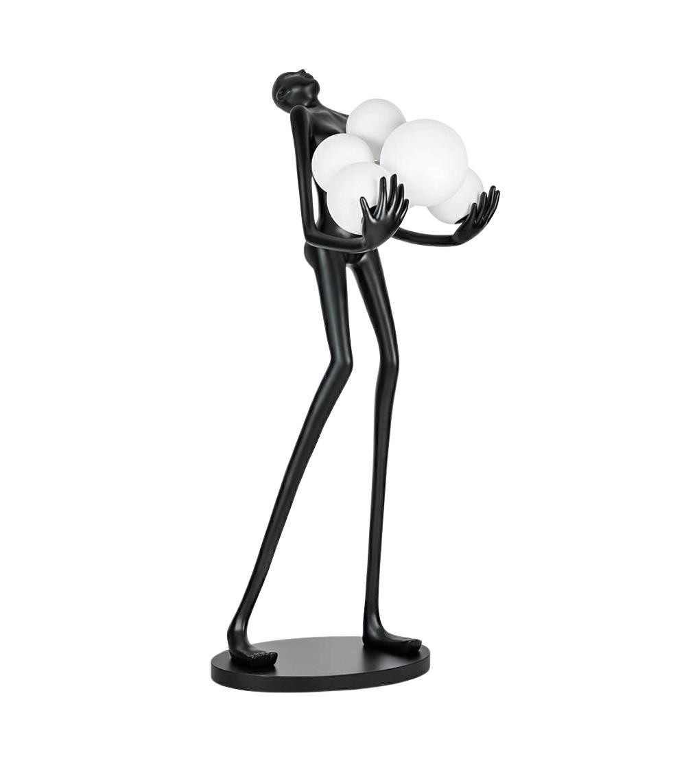 MOOSEE lampa podłogowa HUMAN PREMIUM -    włókno szklane, szkło
