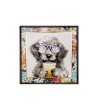 Obraz COFFEE DOG 100x100 cm