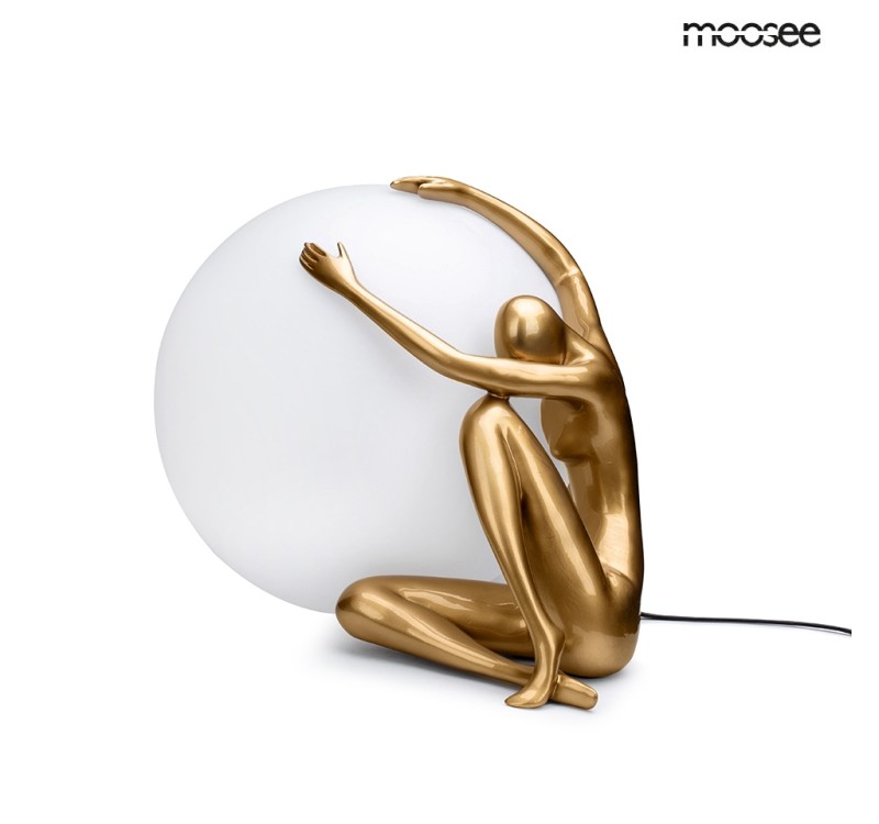 MOOSEE lampa podłogowa UOMO 50 złota