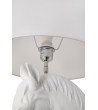 Lampa podłogowa KOŃ HORSE STAND M biała  - włókno szklane