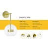 Lampa ścienna CAPRI WALL złota