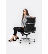 Fotel biurowy AERON PRESTIGE PLUS chrom  - skóra naturalna, aluminium