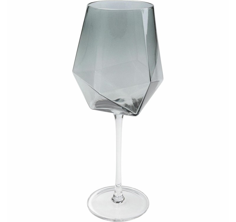 KARE komplet kieliszków do wina DIAMOND   SMOKE 660 ml (4 sztuki)
