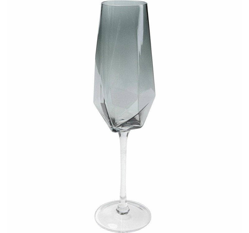 KARE komplet kieliszków do szampana       DIAMOND SMOKE 365 ml (4 sztuki)