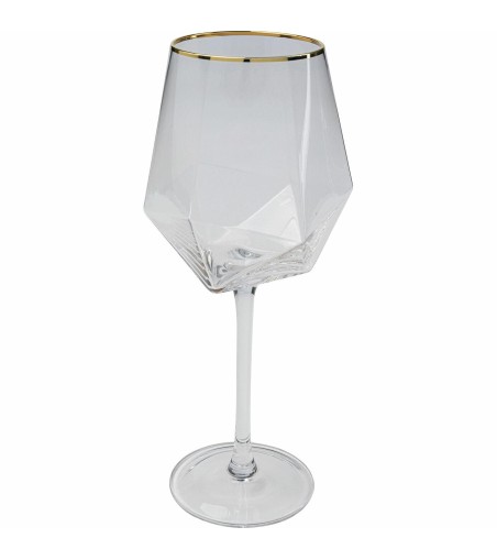 KARE komplet kieliszków do wina DIAMOND   RIM 525 ml (4 sztuki)
