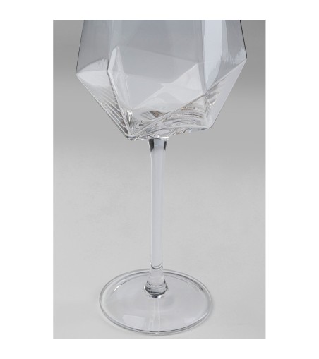 KARE komplet kieliszków do wina DIAMOND   RIM 525 ml (4 sztuki)