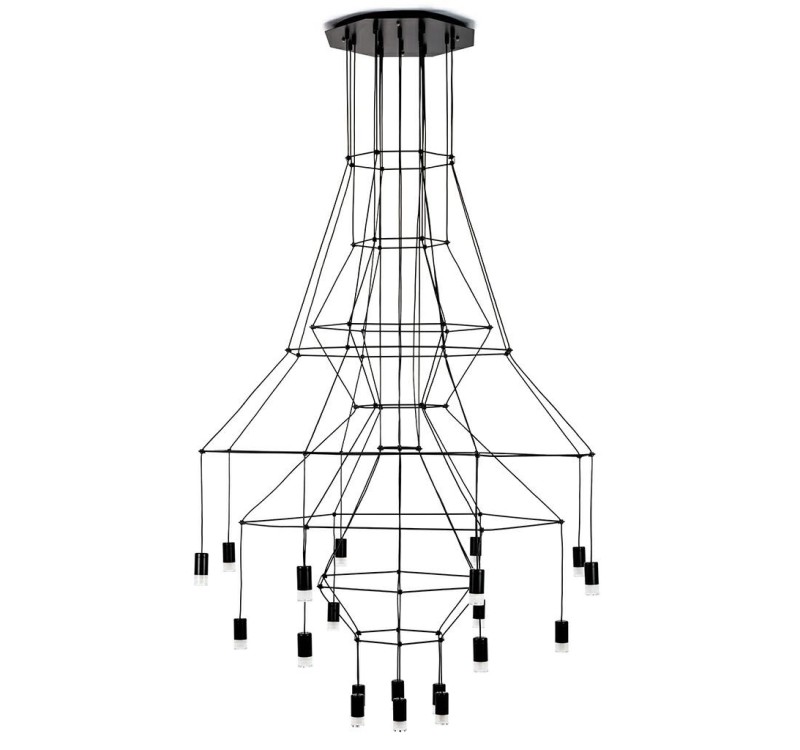 Lampa wisząca FLUSSO 20 czarna