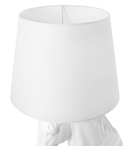 Lampa podłogowa KOŃ HORSE STAND S biała - włókno szklane