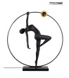 MOOSEE lampa podłogowa HUMAN ACROBATIC    czarna
