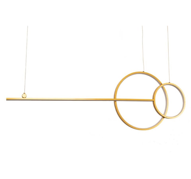 MOOSEE lampa wisząca RAGE złota