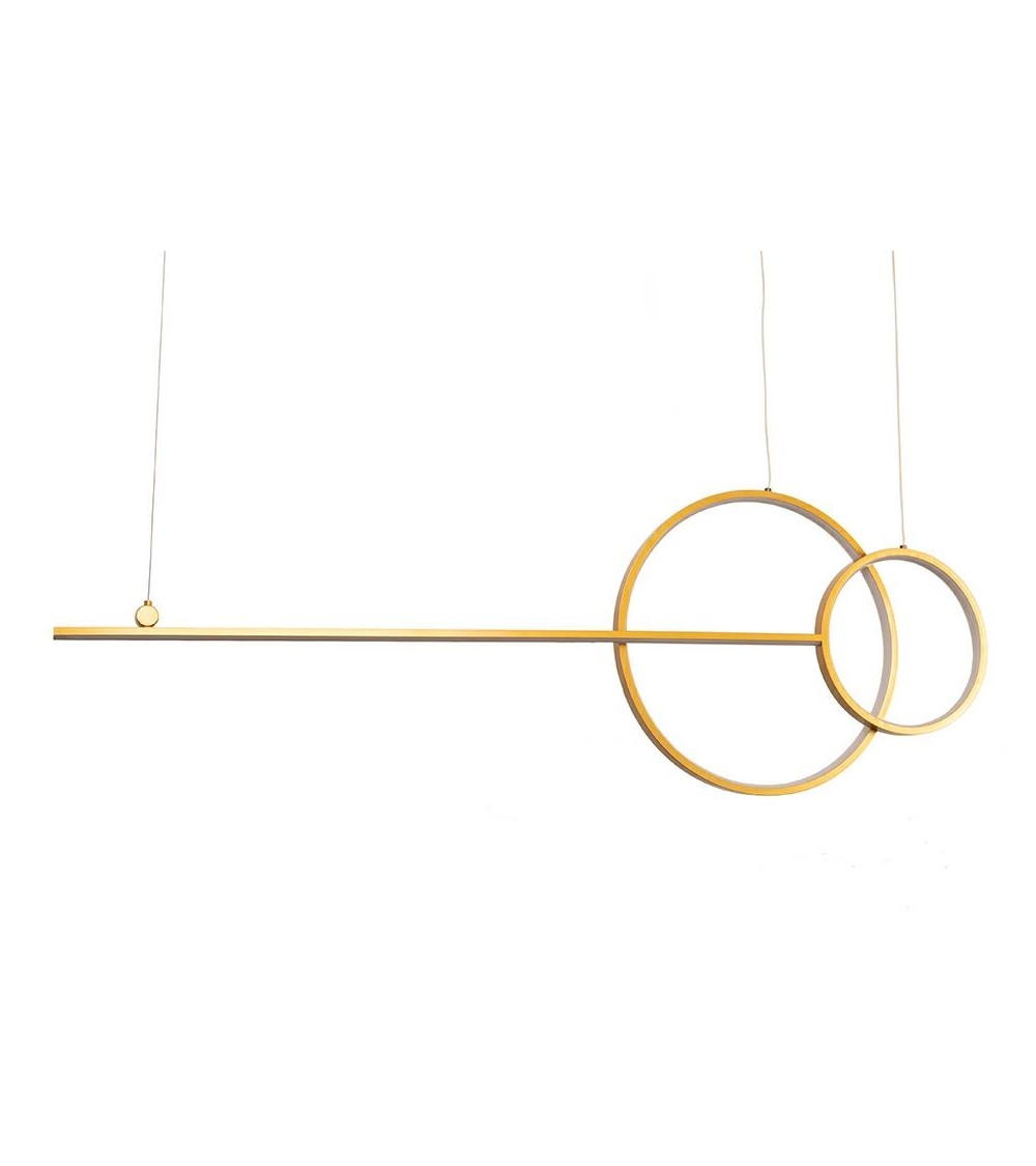 MOOSEE lampa wisząca RAGE złota