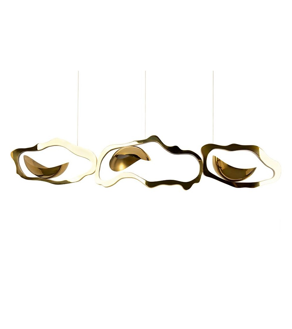 MOOSEE lampa wisząca CHAIN 210 złota