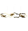 MOOSEE lampa wisząca CHAIN 210 złota