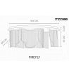 MOOSEE lampa sufitowa / plafon FIREFLY    180 złota