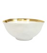 KARE komplet 4 misek BELL 15 cm           biało-złoty