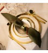 KARE komplet 4 misek BELL 15 cm           biało-złoty