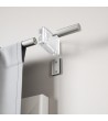 UMBRA karnisz FLUTE 107-305 cm nikiel /   stal