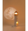 Lampka nocna z projektorem SHP            LIGHTHOUSE biało-złota