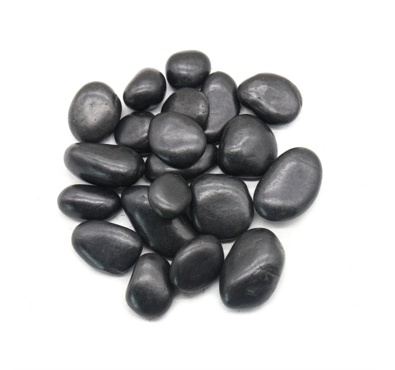 Kamień OTOCZAK 3-5 cm 100 kg polerowany   czarny