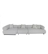 MaMaison sofa ogrodowa ALEXANDER szara    (poduszki i pokrowiec w zestawie)