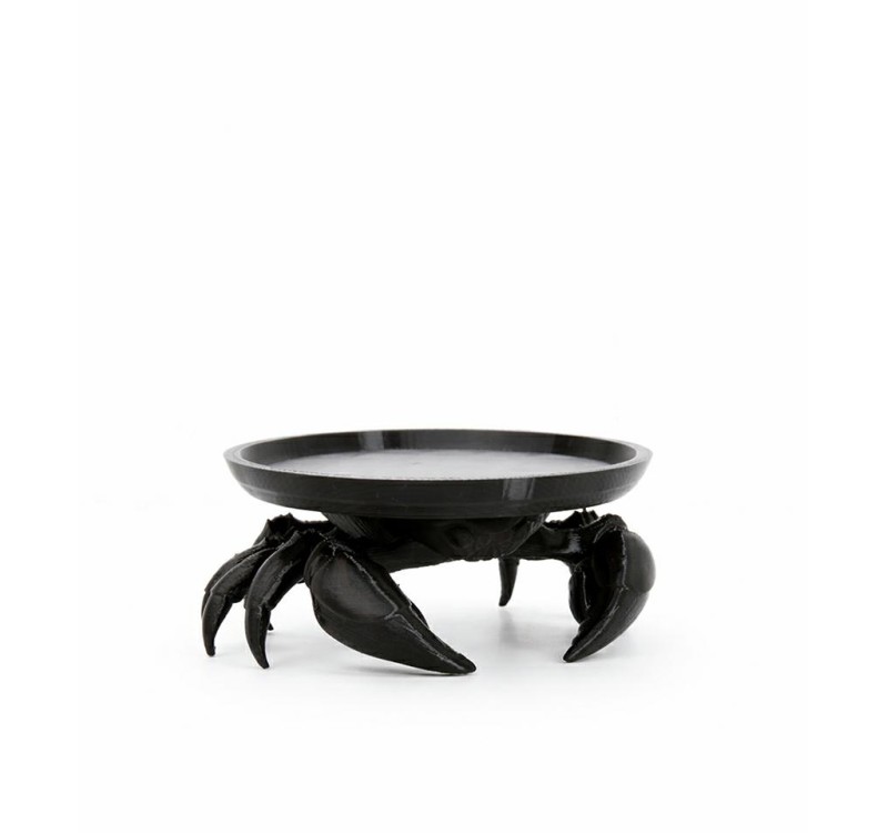 Taca dekoracyjna SHP CRAB czarna