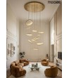 MOOSEE lampa wisząca MEDUSA złota