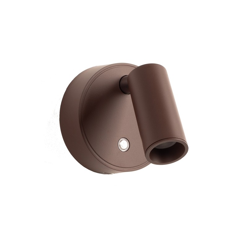 Lampa ścienna SHP PICKET brązowa