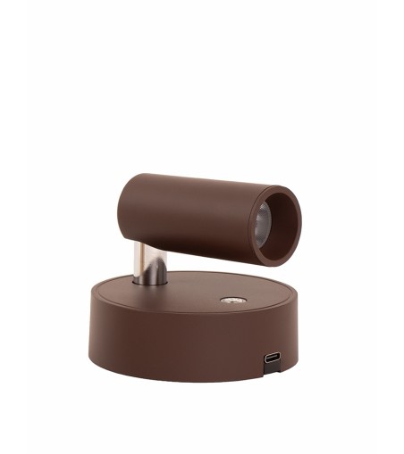 Lampa ścienna SHP PICKET brązowa