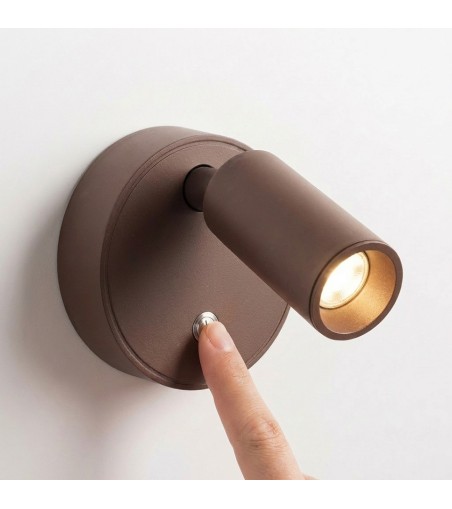 Lampa ścienna SHP PICKET brązowa