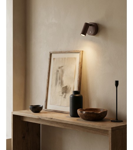 Lampa ścienna SHP PICKET brązowa