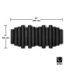 UMBRA wieszak na ubrania PICKET RAIL czarny