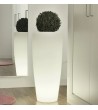 NEW GARDEN donica BAMBU 90 BATTERY biała