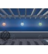 NEW GARDEN lampa wisząca NORAI 25 BATTERY GREY