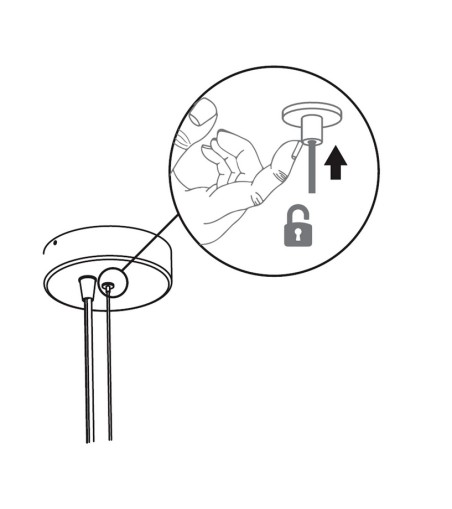NEW GARDEN lampa wisząca PIANETA 25  BATTERY HANG