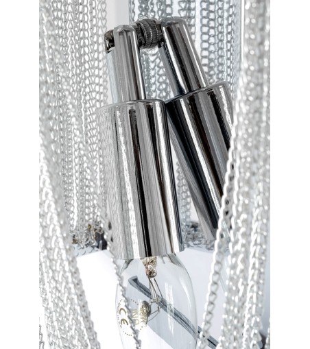 Lampa ścienna ATLANTA WALL 2 - aluminium, stal