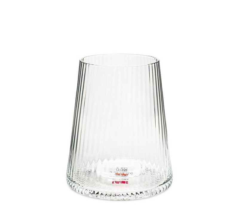 KARE szklanka RIFFLE 440ml transparentna