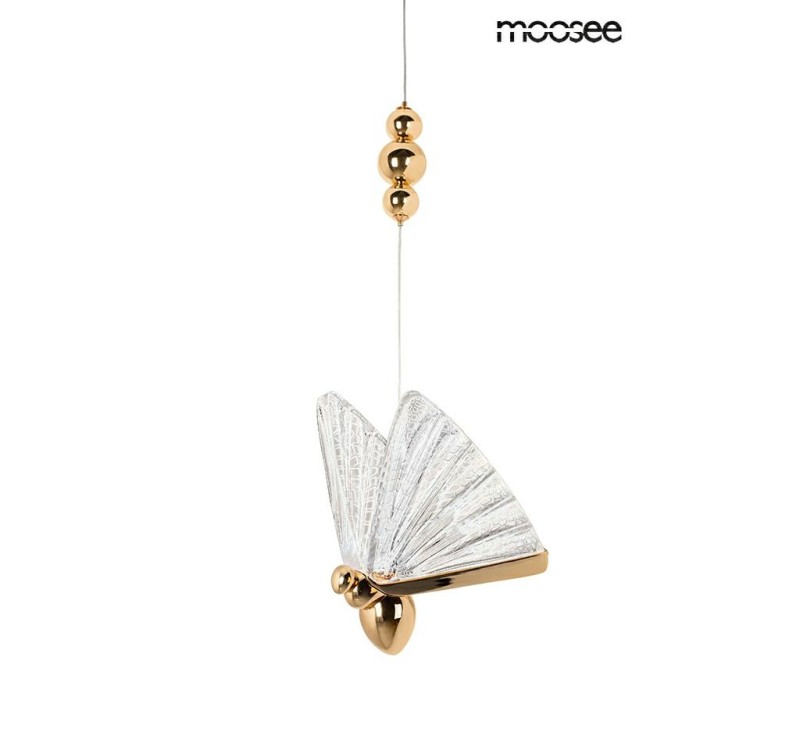 MOOSEE lampa wisząca BUTTERFLY M złota
