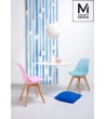 MODESTO stół TULIP FI 90 biały - MDF, podstawa metalowa
