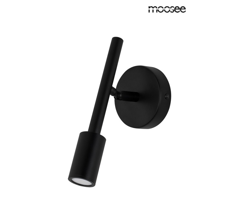 MOOSEE lampa ścienna PRISMA czarna