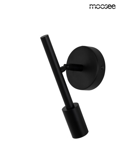 MOOSEE lampa ścienna PRISMA czarna