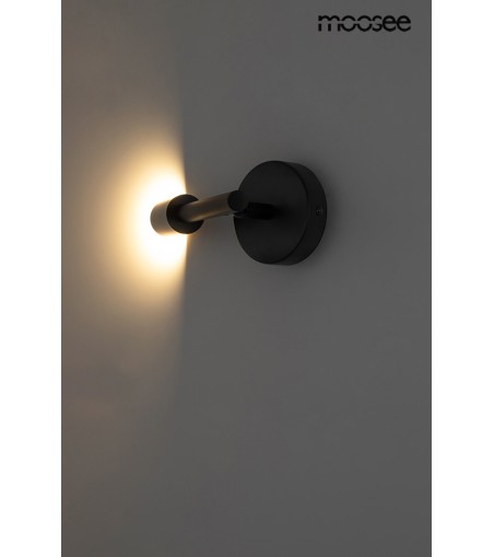 MOOSEE lampa ścienna PRISMA czarna